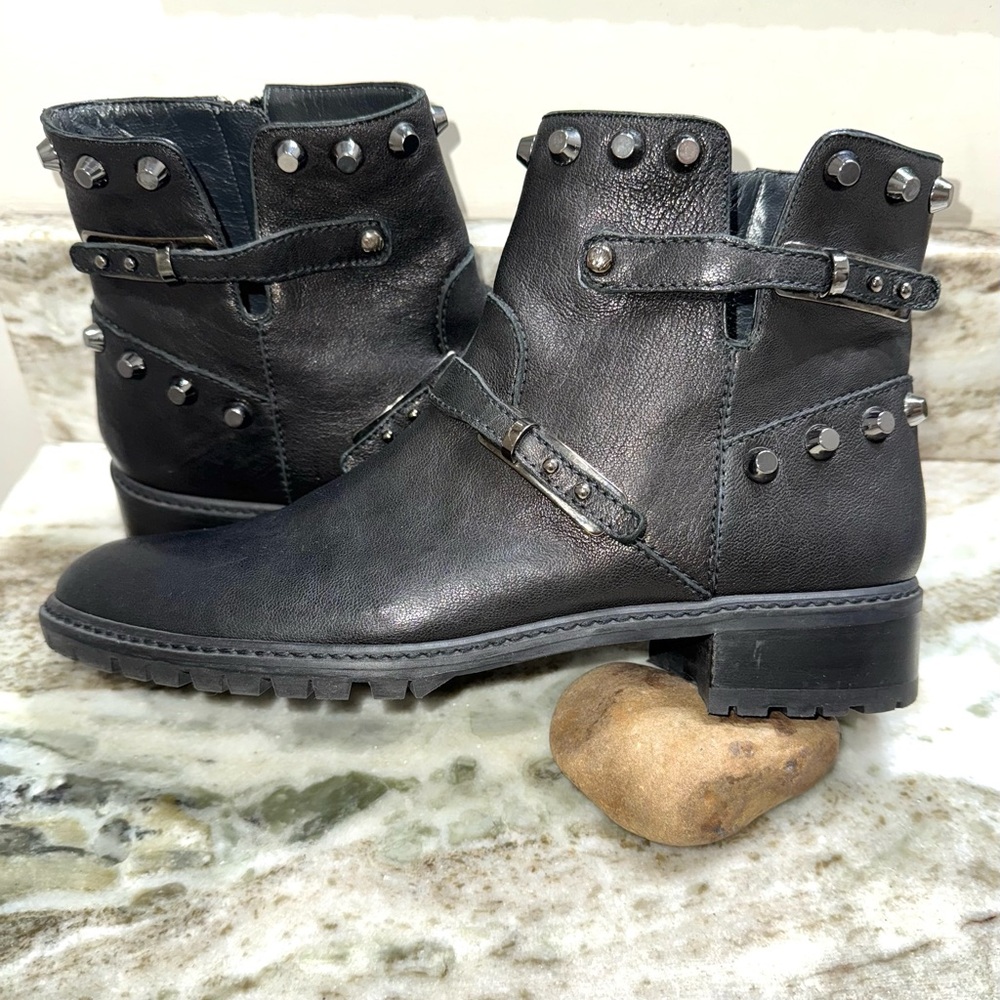 Stuart Weitzman Go West Studded Ankle Boot 10 - image 3